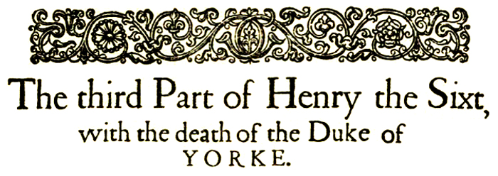 King Henry VI, the third part