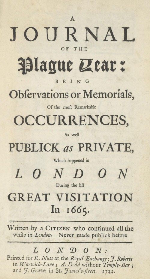 Bir Veba Yılı Günlüğü: 1665'te Londra'da Gerçekleşen En Dikkate Değer Olayların Gözlemleri veya Anıları. Tüm Bu Süre Boyunca Londra'da Kalan Bir Vatandaş Tarafından Yazılmıştır.