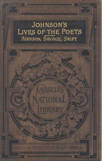 Johnson's Lives of the Poets — Volume 1
