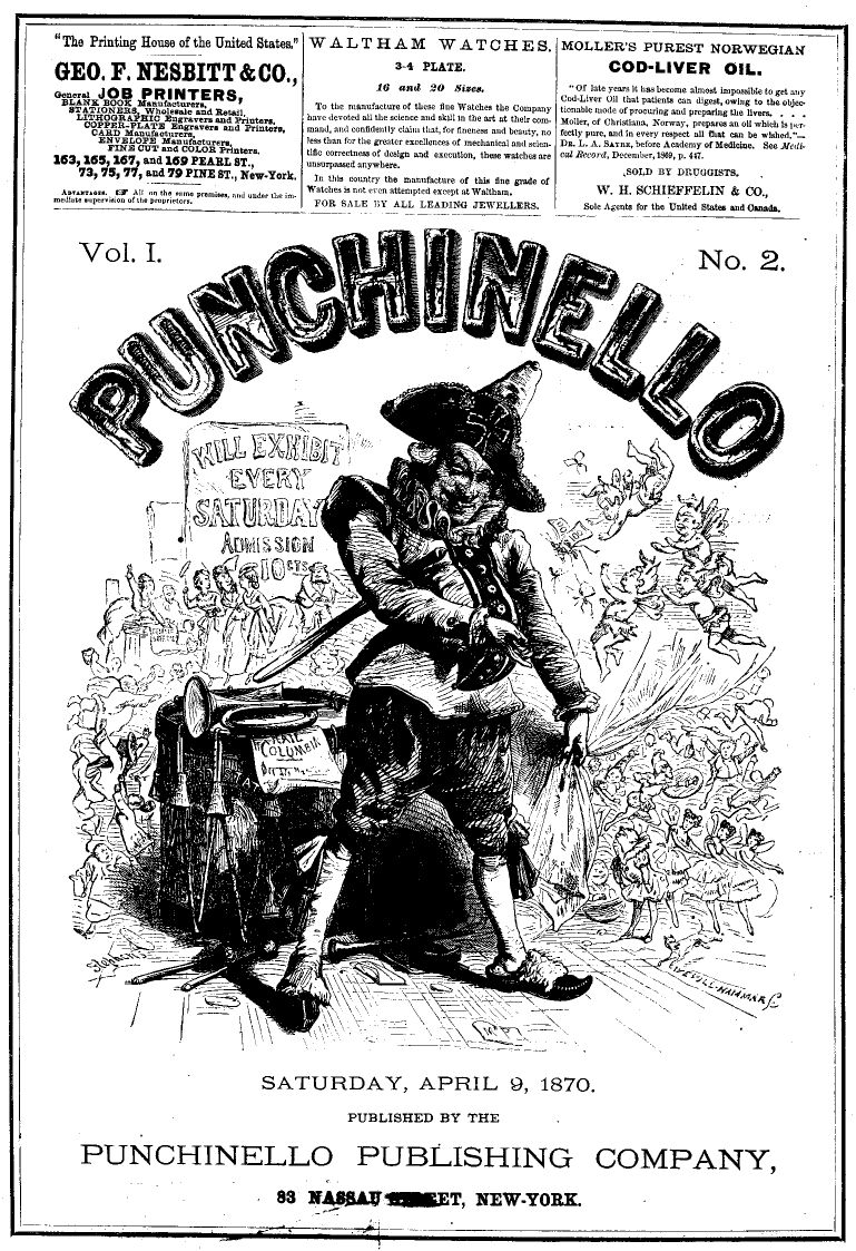 Punchinello, Volume 1, No. 02, April 9, 1870