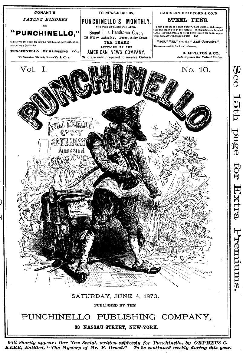 Punchinello, Volume 1, No. 10, June 4, 1870