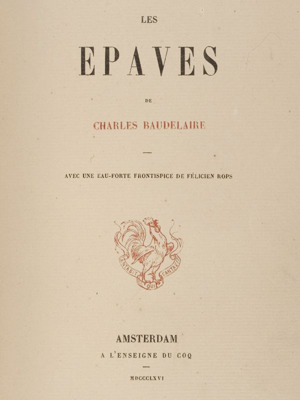 Les épaves de Charles Baudelaire