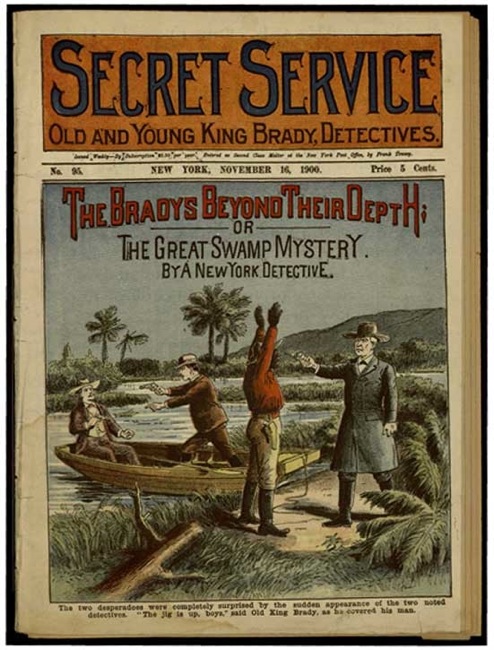 Secret Service  Old and Young King Brady, Detectives.  Issued Weekly—By Subscription $2.50 per year. Entered as Second Class Matter at the New York Post Office, by Frank Tousey.  No. 95. New York, November 16, 1900. Price 5 Cents.   The Bradys