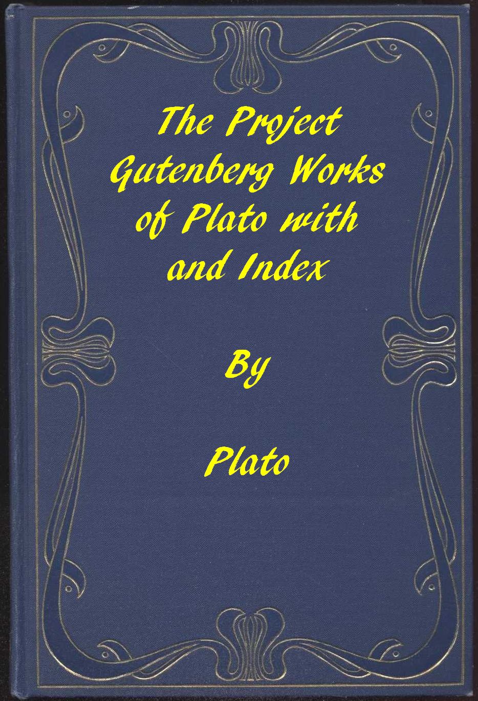 The Project Gutenberg Works of Plato: An Index