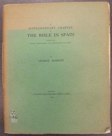 A Supplementary Chapter to the Bible in Spain