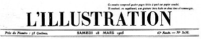 L'Illustration, No. 3238, 18 Mars 1905