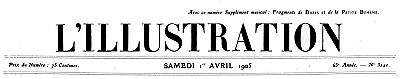 L'Illustration, No. 3240, 1 Avril 1905