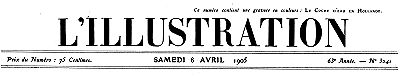 L'Illustration, No. 3241, 8 Avril 1905