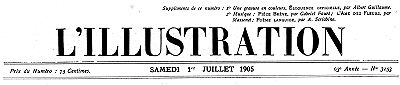 L'Illustration, No. 3253, 1er Juillet 1905