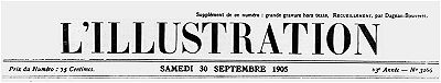 'İllüstrasyon, No. 3266, 30 Eylül 1905'