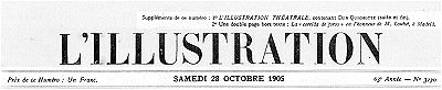 L'Illustration, No. 3270, 28 Octobre 1905