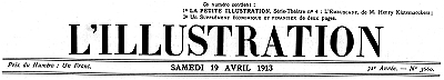 L'Illustration, No. 3660, 19 Avril 1913