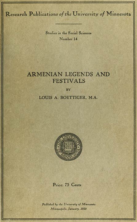 Armenian Legends and Festivals