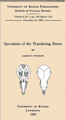 Speciation of the Wandering Shrew