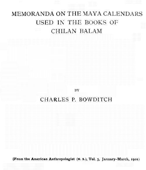 Chilan Balam Kitaplarında Kullanılan Maya Takvimleri Hakkında Notlar