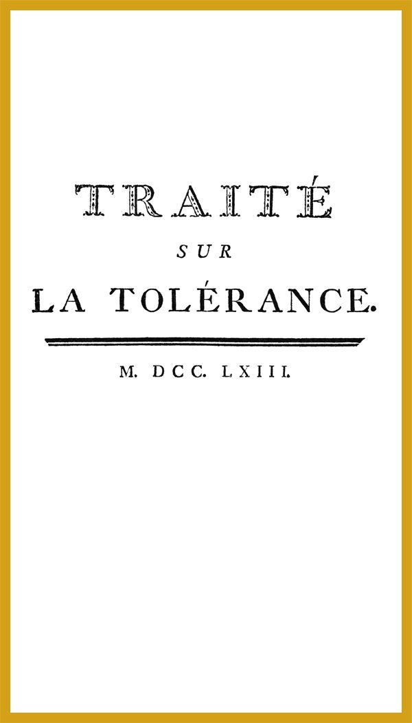 Traité sur la tolérance