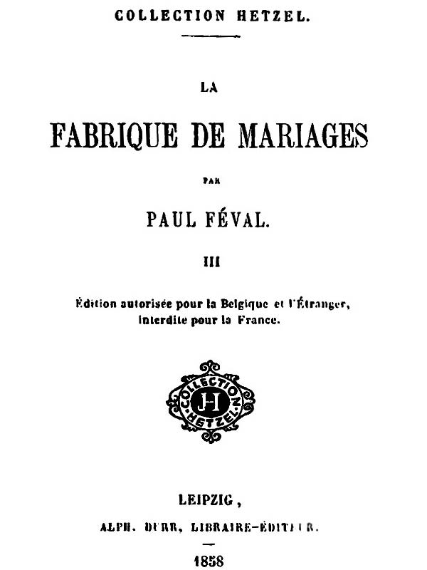 La fabrique de mariages, Vol. 3