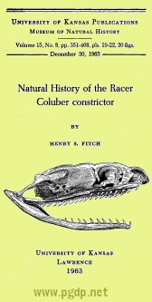 Natural History of the Racer Coluber constrictor