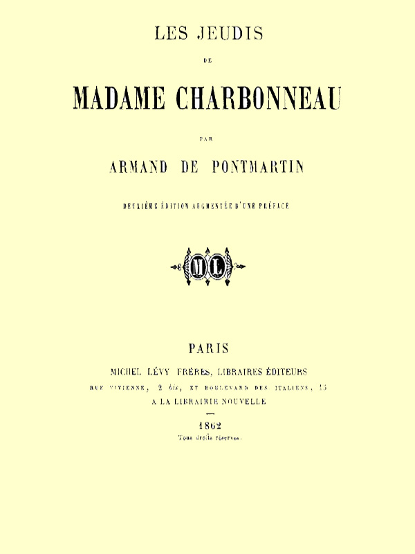 Les Jeudis de Madame Charbonneau