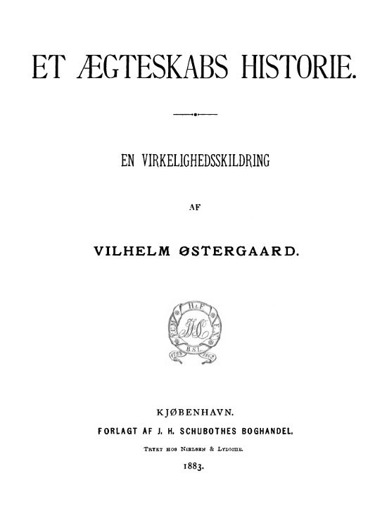 Et Ægteskabs Historie: En Virkelighedsskildring