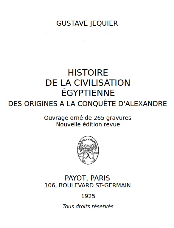 Histoire de la civilisation égyptienne des origines à la conquête d'Alexandre