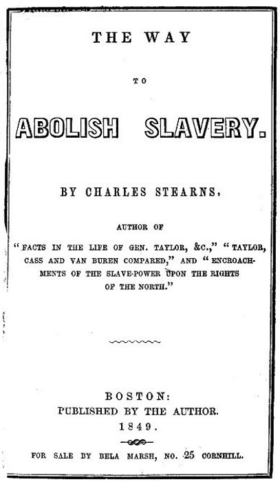 The Way to Abolish Slavery