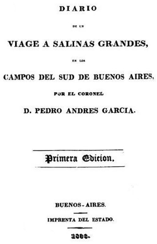 Diario de un viage a Salinas Grandes, en los campos del sud de Buenos Aires