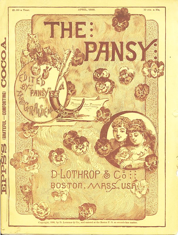 The Pansy Magazine, April 1886