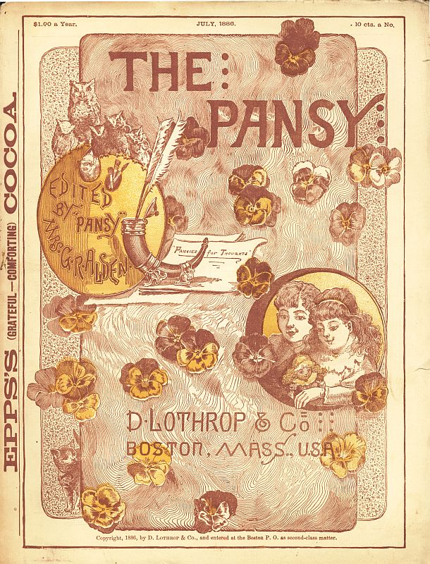 The Pansy Magazine, July 1886