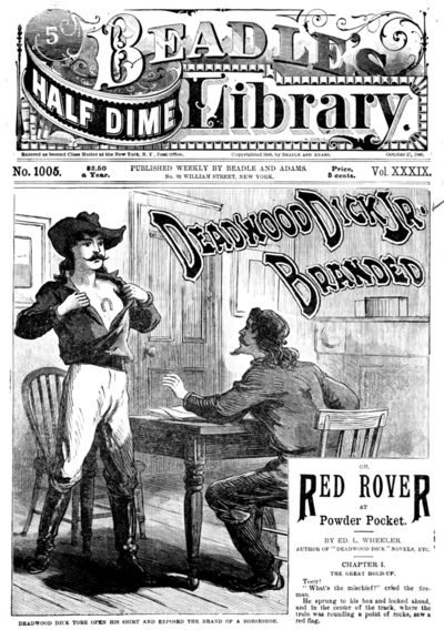 Deadwood Dick Jr. Damgalı; ya da, Red Rover Powder Pocket'ta.