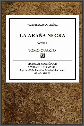 La araña negra, t. 4/9