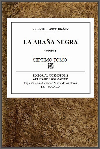 La araña negra, t. 7/9