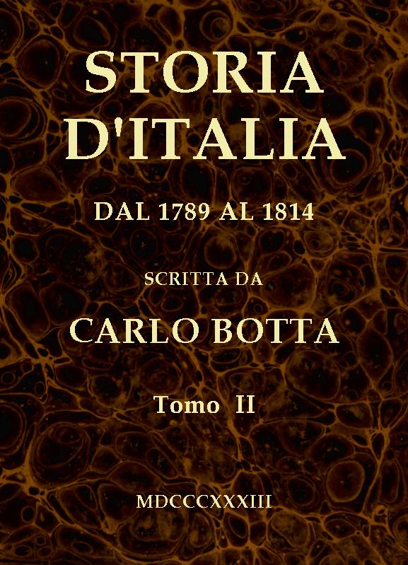 Storia d'Italia dal 1789 al 1814, tomo II