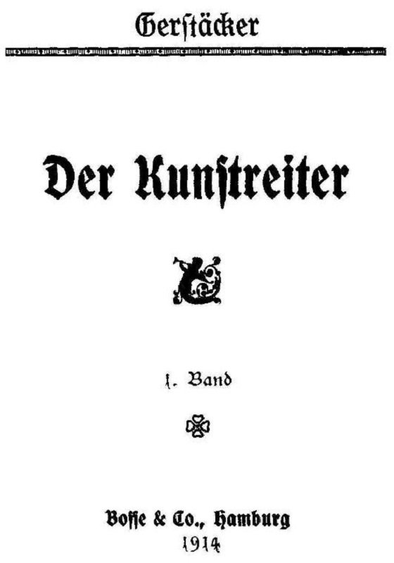 Der Kunstreiter, 1. Band