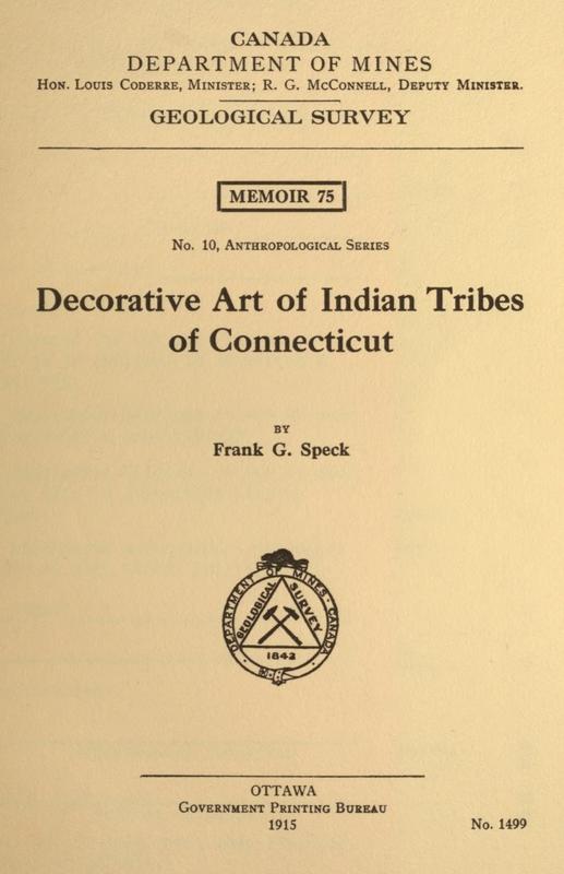 Connecticut'taki Hint Kabilelerinin Dekoratif Sanatı