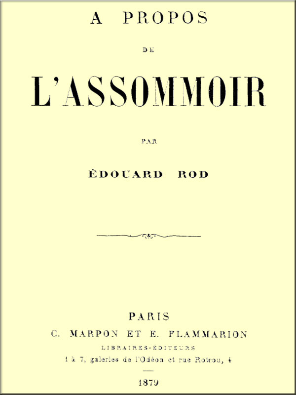 A Propos de l'Assommoir