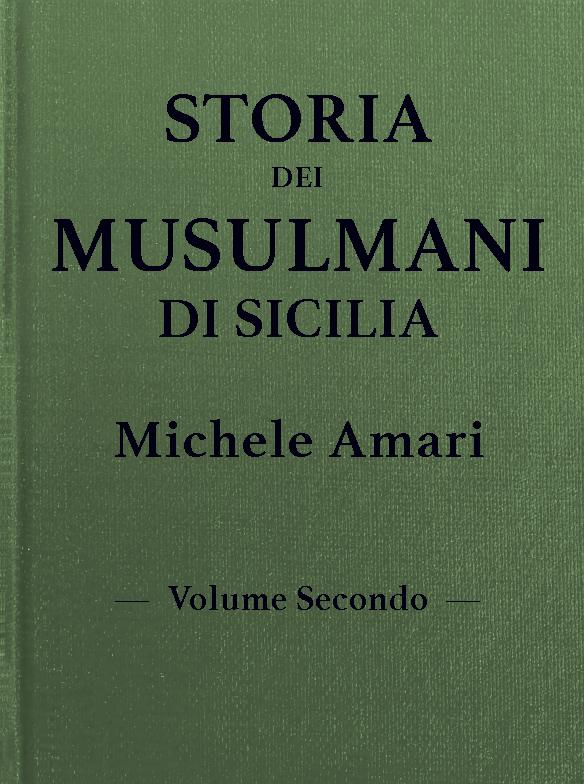 Storia dei musulmani di Sicilia, vol. II