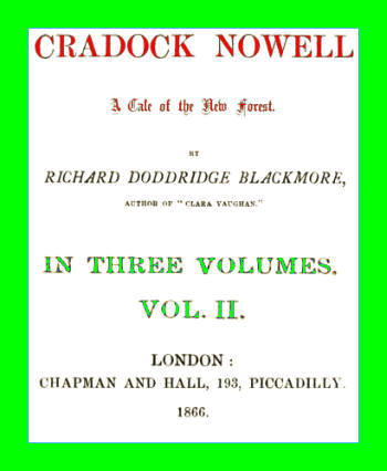 Cradock Nowell: A Tale of the New Forest. Vol. 2 (of 3)