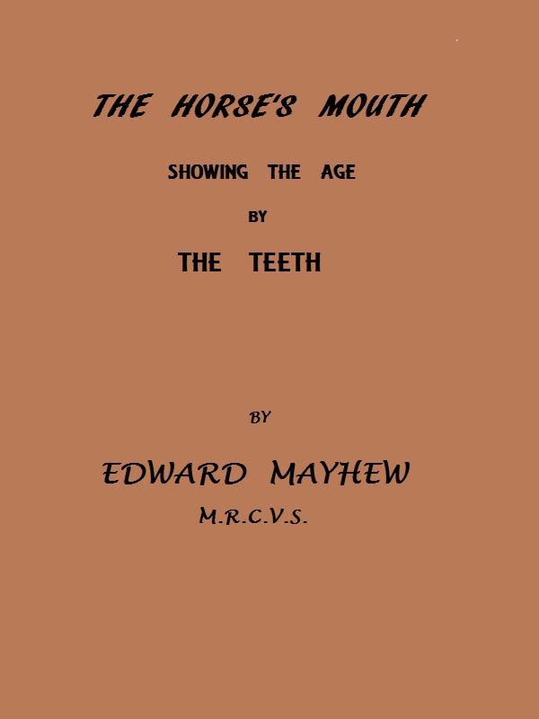 Atın Ağzı, Yaşı Dişleriyle Gösterir