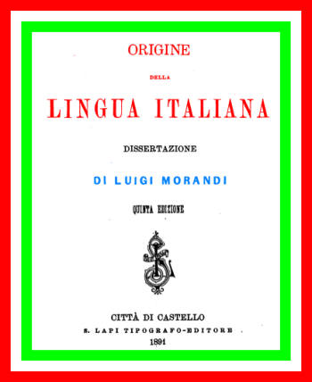 Origine della lingua italiana: dissertazione