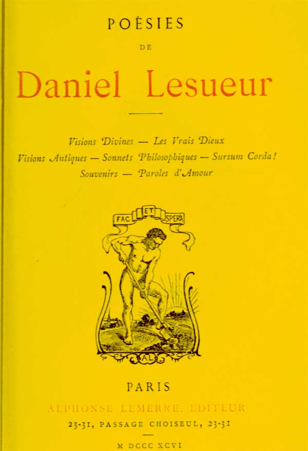 Poésies de Daniel Lesueur