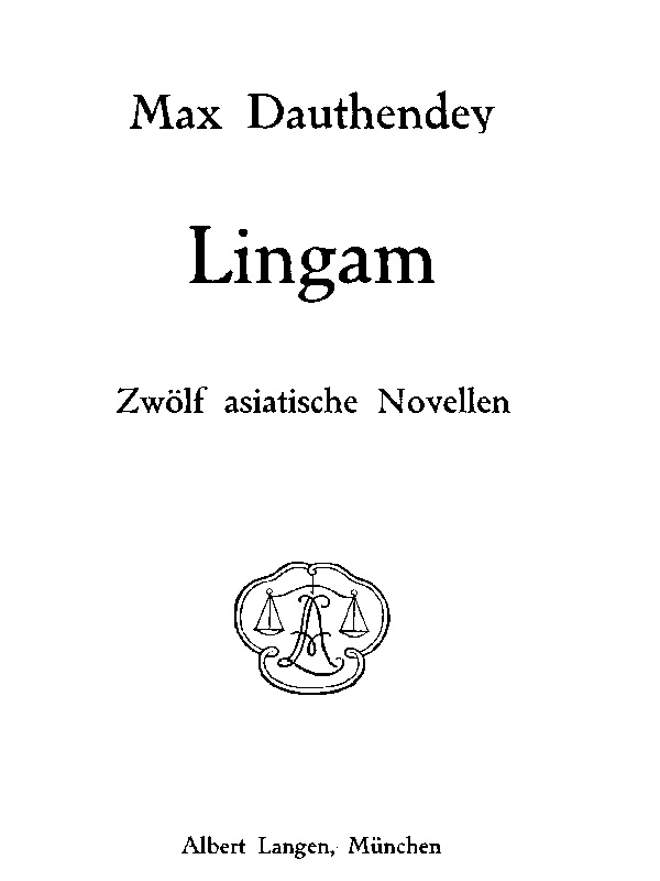 Lingam: On İki Asya Öyküsü