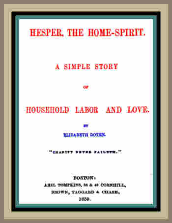 Hesper, the Home-Spirit: A simple story of household labor and love