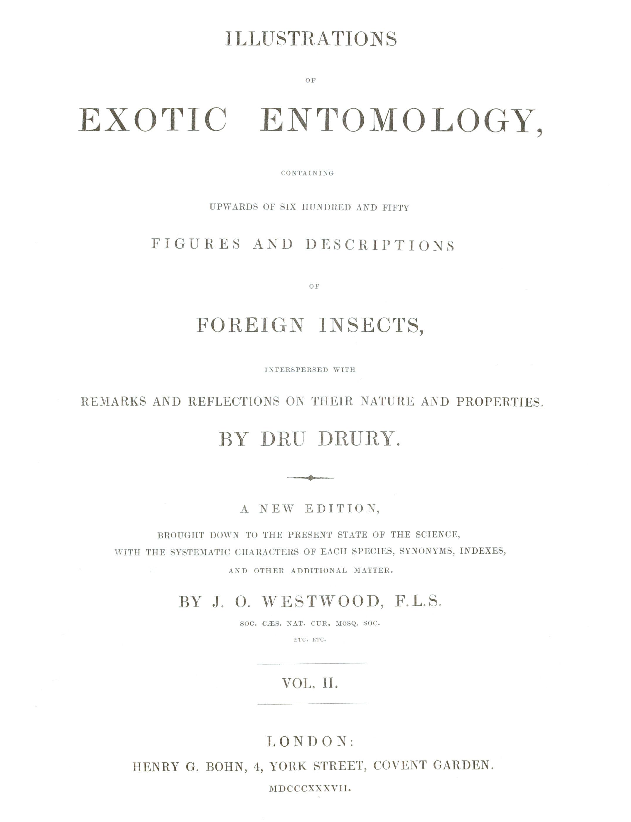 Illustrations of Exotic Entomology, Volume 2
