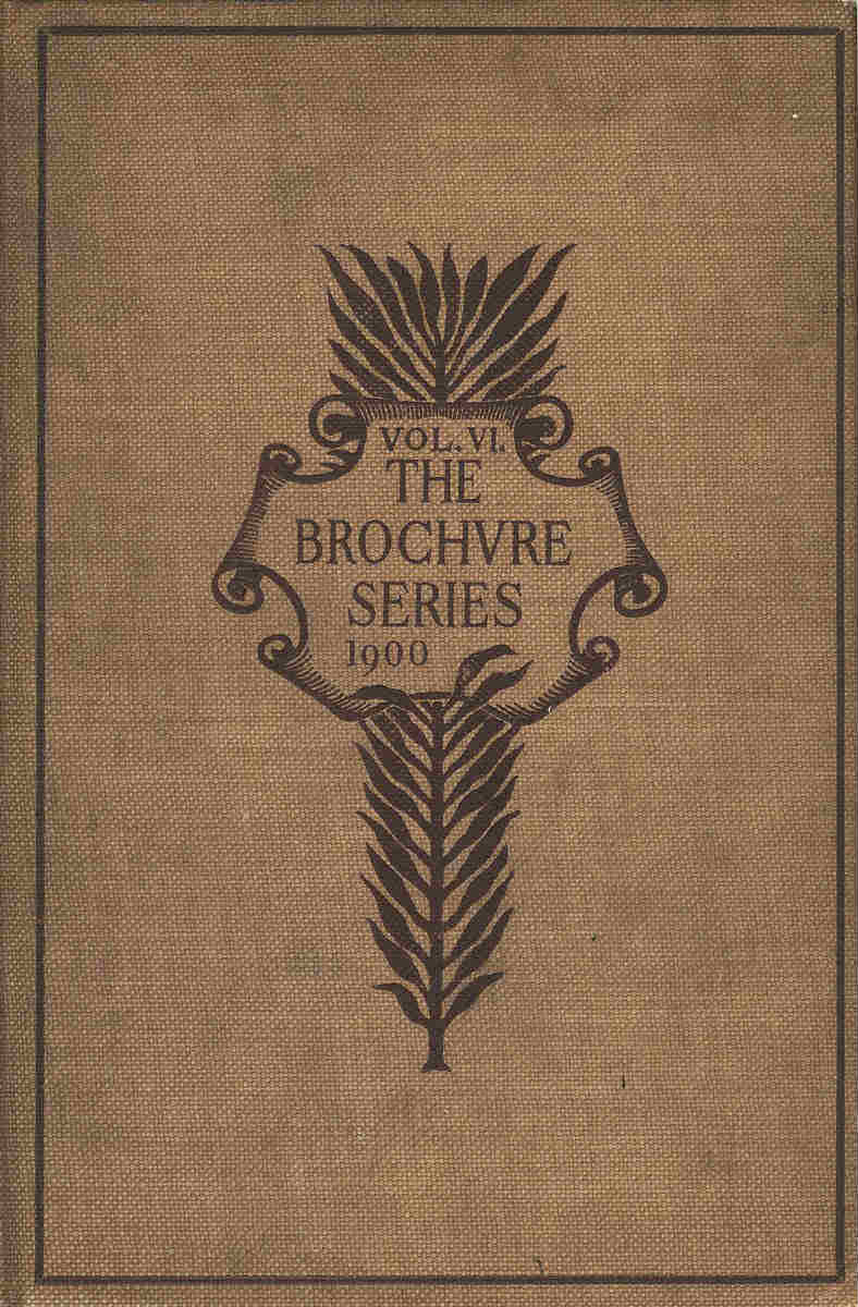 The Brochure Series of Architectural Illustration, vol. 06, No. 01, January 1900&#10;The Ten Most Beautiful Buildings in the United States.