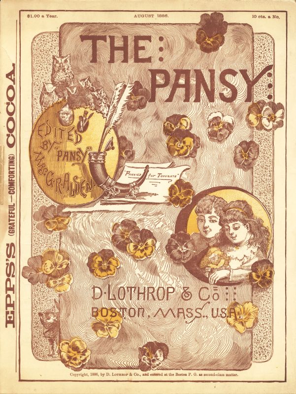 The Pansy Magazine, August 1886