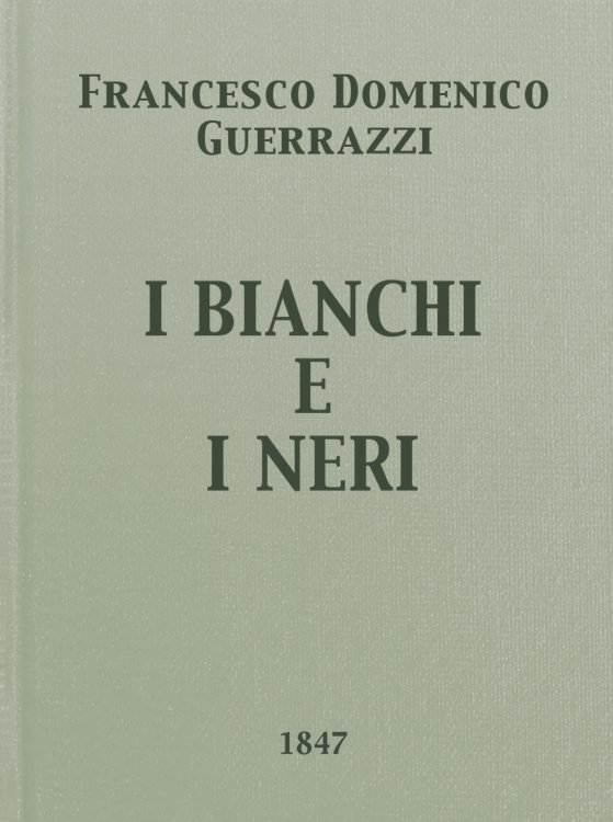 I Bianchi e i Neri: Dramma