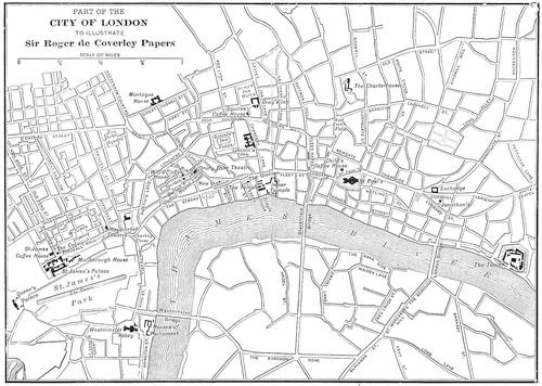 PART OF THE CITY OF LONDON TO ILLUSTRATE Sir Roger de Coverley Papers