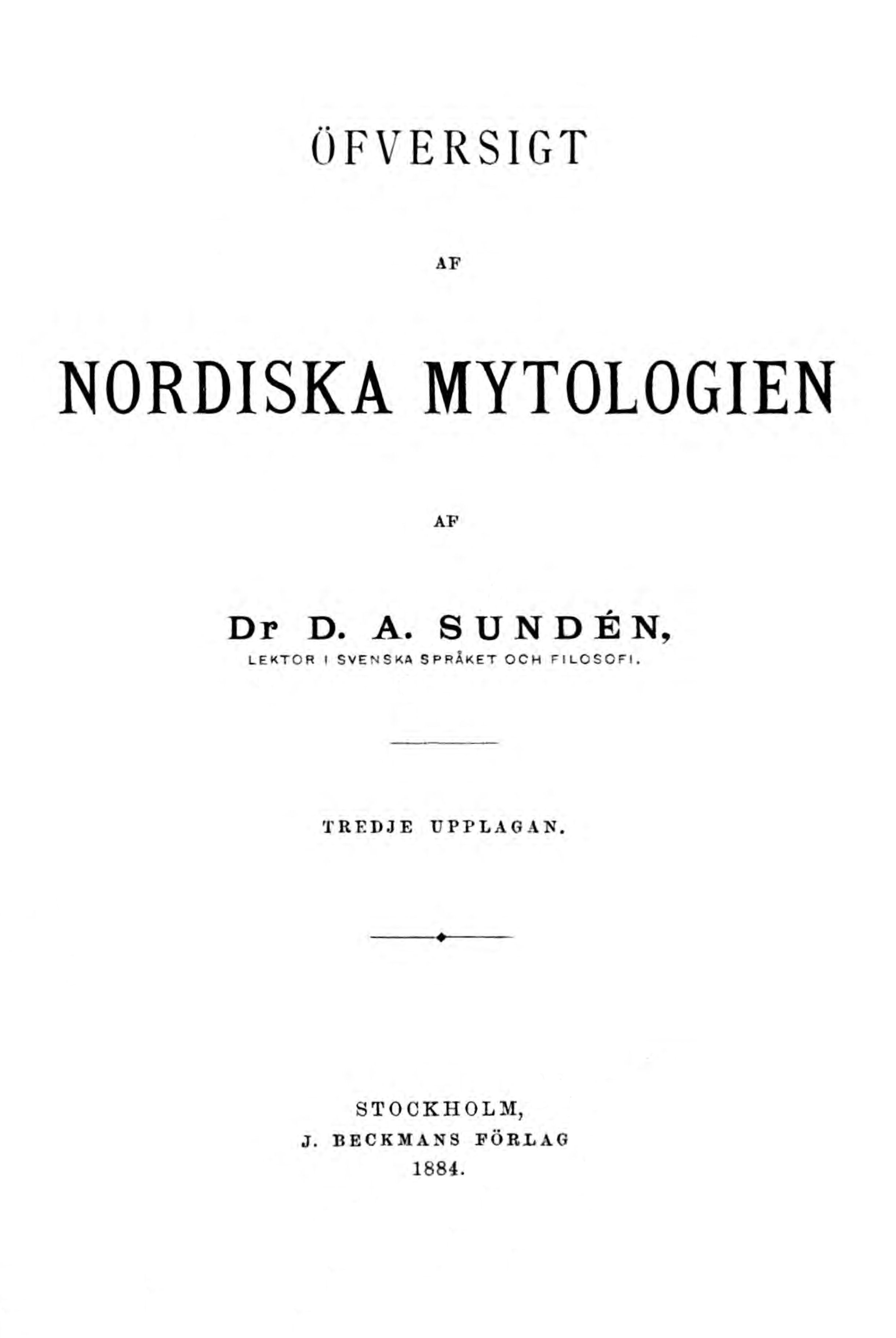 Nordik Mitoloji Genel Bakışı