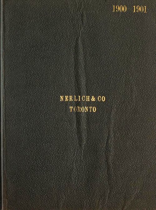 Düşüş ve Tatil Ticareti, Sezon 1900-1901, Nerlich & Co. İllüstrasyon Kataloğu